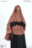 ABRU 3 LAYER HIJAB NIQAB SET | GT-1561