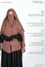ABRU 3 LAYER HIJAB NIQAB SET