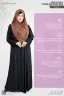 ABAYA AL HANEEN-PREMIUM SHOW BUTTON ABAYA
