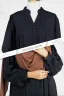 ABAYA AL HANEEN-PREMIUM SHOW BUTTON ABAYA