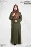 ABAYA AL HANEEN-PREMIUM SHOW BUTTON ABAYA