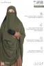 RUFI-EXTRA LONG INSTANT READY HIJAB & NIQAB SET | GT-1291