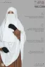 RUFI-EXTRA LONG INSTANT READY HIJAB & NIQAB SET | GT-1298