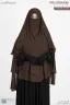 ABRU 3 LAYER HIJAB NIQAB SET | GT-1647
