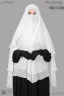 ABRU 3 LAYER HIJAB NIQAB SET