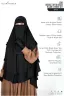 LEYA DOUBLE LAYER READY HIJAB-NIQAB SET