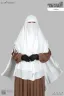 LEYA DOUBLE LAYER READY HIJAB-NIQAB SET | GT-1809