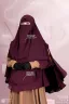 LEYA DOUBLE LAYER READY HIJAB-NIQAB SET | GT-1810