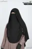 LUNA- 2 LAYER HOODIE NIQAB | GT-1868