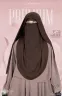 LUNA- 2 LAYER HOODIE NIQAB | GT-1870