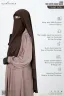 LUNA- 2 LAYER HOODIE NIQAB | GT-1870