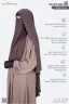 LUNA- 2 LAYER HOODIE NIQAB | GT-1871