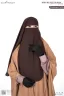 NAOMI TWO LAYER FLAP NIQAB | GT-1738