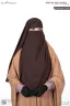 NAOMI TWO LAYER FLAP NIQAB | GT-1738