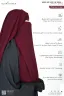 NAOMI TWO LAYER FLAP NIQAB | GT-1739
