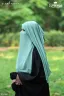 NAOMI TWO LAYER FLAP NIQAB | GT-1263