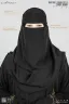 AMEERA SAUDI STYLE DOUBLE PART SHORT NIQAB | GT-1626