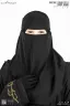 AMEERA SAUDI STYLE DOUBLE PART SHORT NIQAB | GT-1626