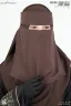 AMEERA SAUDI STYLE DOUBLE PART SHORT NIQAB | GT-1716