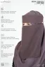AMEERA SAUDI STYLE DOUBLE PART SHORT NIQAB | GT-1717
