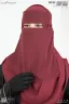 AMEERA SAUDI STYLE DOUBLE PART SHORT NIQAB | GT-1718