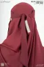 AMEERA SAUDI STYLE DOUBLE PART SHORT NIQAB | GT-1718