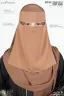 AMEERA SAUDI STYLE DOUBLE PART SHORT NIQAB | GT-1719