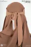 AMEERA SAUDI STYLE DOUBLE PART SHORT NIQAB | GT-1719