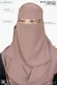 AMEERA SAUDI STYLE DOUBLE PART SHORT NIQAB | GT-1720