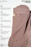 AMEERA SAUDI STYLE DOUBLE PART SHORT NIQAB | GT-1720