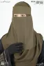 AMEERA SAUDI STYLE DOUBLE PART SHORT NIQAB | GT-1721