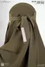 AMEERA SAUDI STYLE DOUBLE PART SHORT NIQAB | GT-1721