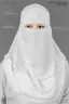 AMEERA SAUDI STYLE DOUBLE PART SHORT NIQAB | GT-1724