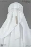 AMEERA SAUDI STYLE DOUBLE PART SHORT NIQAB | GT-1724