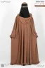 NUSRAH CHEST PLEATED ABAYA | GT-1632