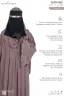NUSRAH CHEST PLEATED ABAYA | GT-1633