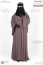 NUSRAH CHEST PLEATED ABAYA | GT-1633