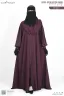 AYAAT OPEN BUTTON ABAYA | GT-1608