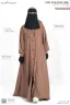 AYAAT OPEN BUTTON ABAYA | GT-1614
