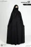 ABAYA ZAHRA PLEATED PLAIN ABAYA | GT-1797