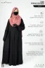 ABAYA ZAHRA PLEATED PLAIN ABAYA | GT-1797