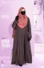 ABAYA ZAHRA PLEATED PLAIN ABAYA | GT-1799
