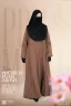 ABAYA ZAHRA PLEATED PLAIN ABAYA | GT-1800