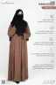 ABAYA ZAHRA PLEATED PLAIN ABAYA | GT-1800