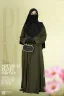 ABAYA ZAHRA PLEATED PLAIN ABAYA | GT-1801