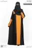 RUBI CONTRAST ABAYA | GT-1637
