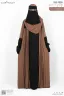 RUBI CONTRAST ABAYA | GT-1643