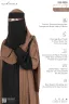 RUBI CONTRAST ABAYA | GT-1643