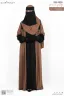 RUBI CONTRAST ABAYA | GT-1643