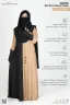 BUSHRAH CONTRAST ABAYA | GT-1847